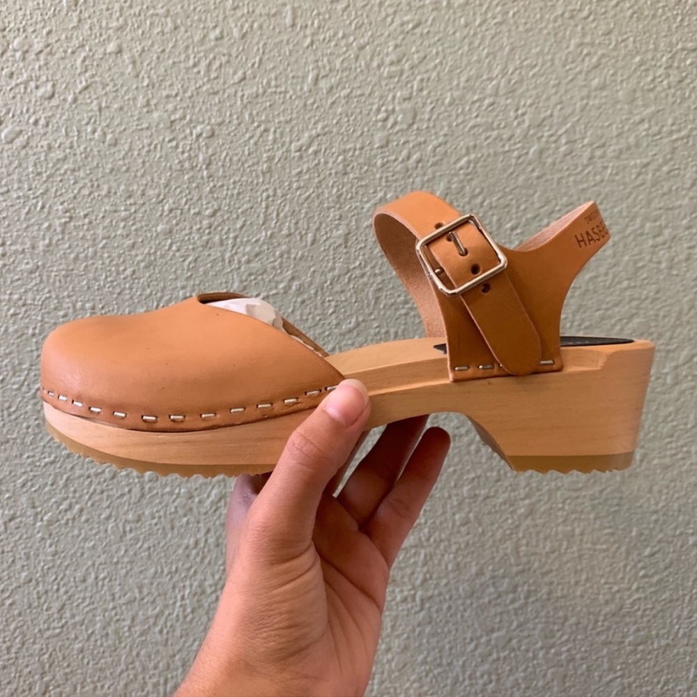 Swedish Hasbeens Clogs Nature size 36